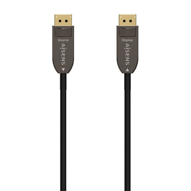 Cable DisplayPort 1.4 AOC 8K Aisens A155-0607/ DisplayPort Macho - DisplayPort Macho/ 15m/ Negro