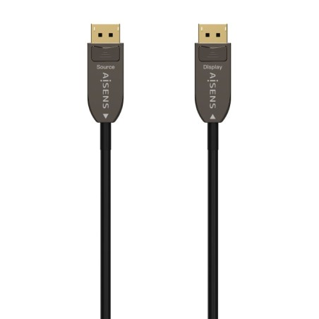 Cable DisplayPort 1.4 AOC 8K Aisens A155-0607/ DisplayPort Macho - DisplayPort Macho/ 15m/ Negro