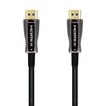 Cable HDMI 2.1 AOC 8K Aisens A153-0516/ HDMI Macho - HDMI Macho/ 15m/ Negro