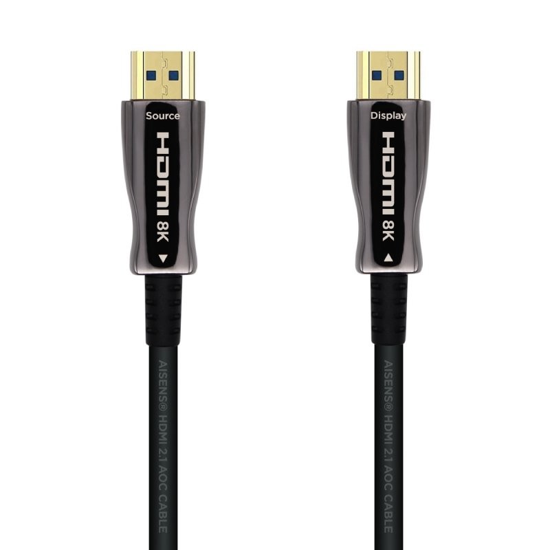 Cable HDMI 2.1 AOC 8K Aisens A153-0519/ HDMI Macho - HDMI Macho/ 30m/ Negro