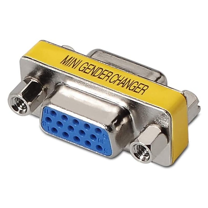 Adaptador Aisens A114-0082/ VGA Hembra - VGA Hembra