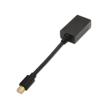 Conversor Aisens A125-0137/ Mini DisplayPort Macho - HDMI Hembra/ 15cm/ Negro