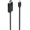 Cable Conversor Aisens A125-0888/ Mini DisplayPort Macho - HDMI 4K Macho/ 2m/ Negro