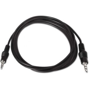 Alternative view of Cable Estéreo Aisens A128-0142/ Jack 3.5 Macho - Jack 3.5 Macho/ Hasta 0.1W/ 1.5m/ Negro