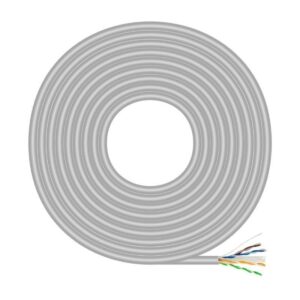 Alternative view of Bobina de Cable RJ45 UTP AWG23 CCA (Aleación) Aisens A135-0660 Cat.6/ 100m/ Gris