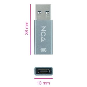 Alternative view of Adaptador USB 3.1 Nanocable 10.02.0013/ USB Macho - USB Tipo-C Hembra